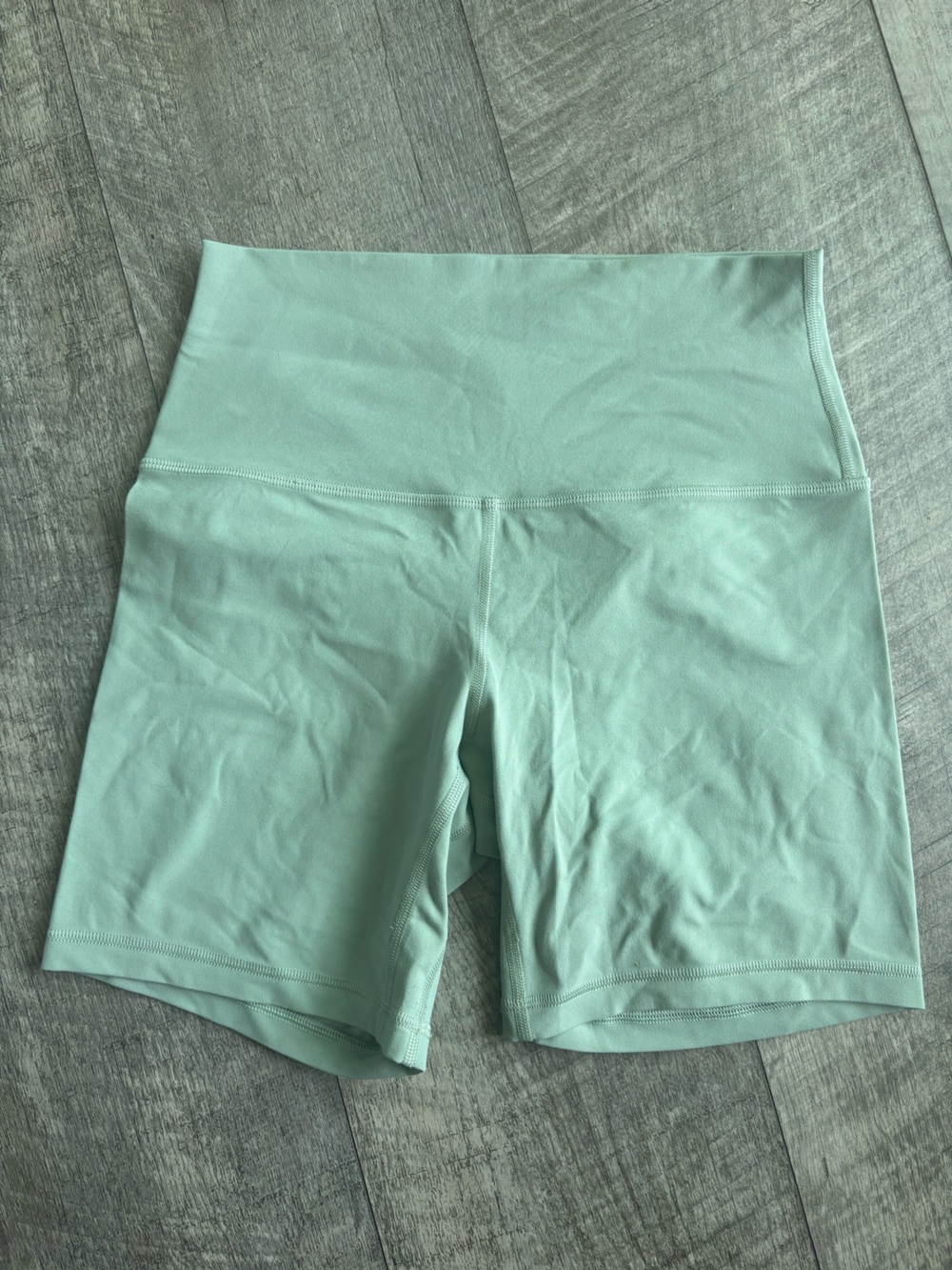lululemon athletica High-Waist Bike Shorts in Mint Green